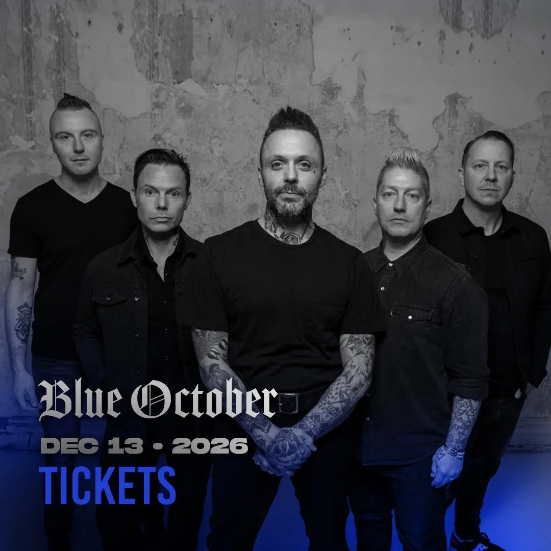 Blue October Foiled 20Th Anniversary World event artwork